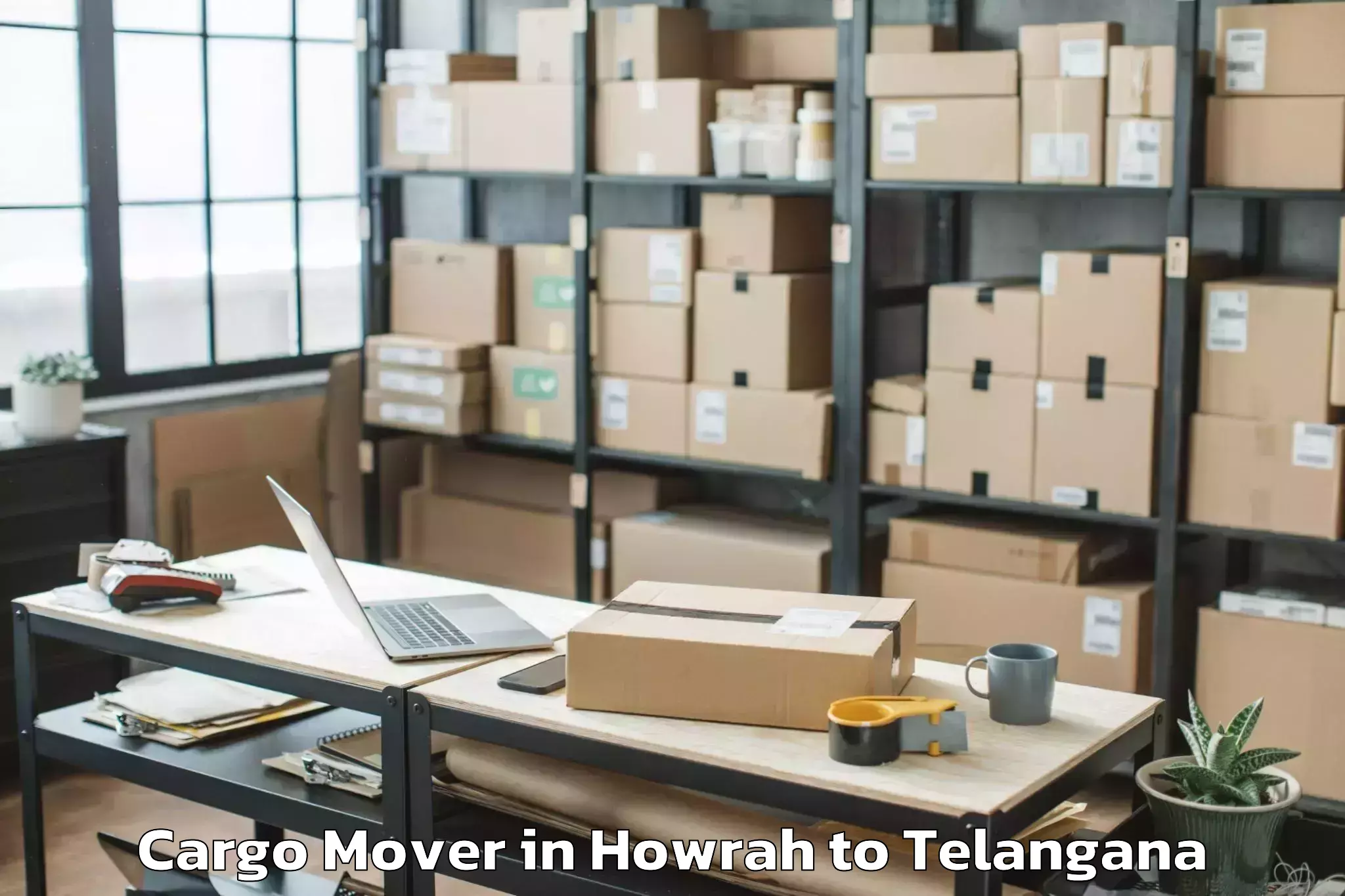 Book Howrah to Palwancha Cargo Mover Online